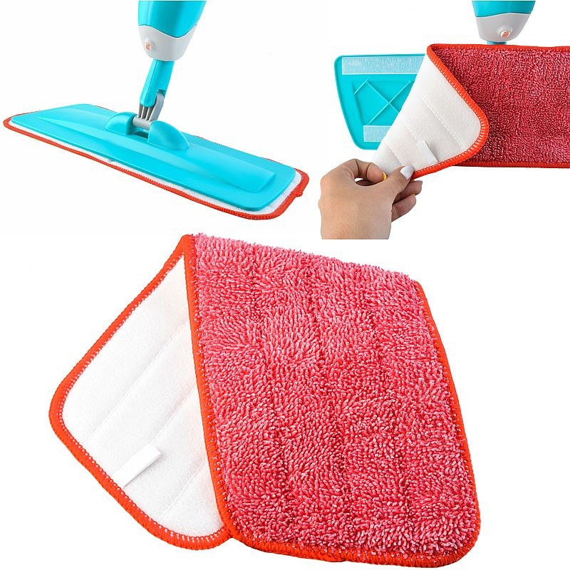 Rezerva mop, microfibra, reutilizabila, lavabila, utilizare multipla - imagine 8